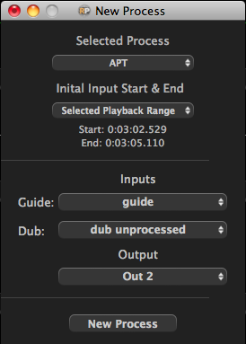 New Process Window static